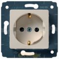 (773745) Cariva Розетка 2К+З зі шторками та кришкою IP44 Слонова кістка, Legrand
