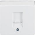 (11708989) Накладка для суппортів під модуль RJ12/RJ45, пол.білизна S.1, Hager