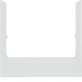 (13196909) Рамка EGR для KNX Touch Control B.7 скло пол.біла, Hager