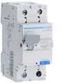 (AD860J) Диференційний автоматичний вимикач 1P+N 4.5kA C-10A 30mA AC, Hager