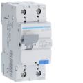 (AD866J) Диференційний автоматичний вимикач 1P+N 4.5kA C-16A 30mA AC, Hager