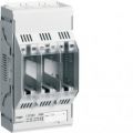 (LT056U) Тримач запобіжників NH00, 3x160А, на шину з шагом 60мм, Hager