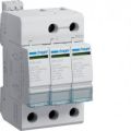 (SPN517) Розрядник класу 2, з дод.контактом, 3п, 40kA, Up<=2kB , Hager