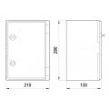 ES2200VK Шкаф с прозрачной дверью 2200x1000x800 мм. (ВхШхГ)