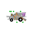(PPC16HD4) 2CPX020721R9999 Комплект мідних шин PE 1600А 4Ш, ABB