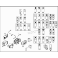 (MBF184) 2CPX041847R9999 Комплект кріплення кабелю Ш1 В150мм.       , ABB
