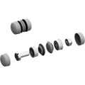 (ZX680) 2CPX046261R9999 Скловолок. изол. тримач, ABB
