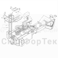 (RZ93) 2CPX046278R9999 Монтажна скоба углової шафи , ABB