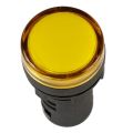 (BLS10-ADDS-012-K05) Лампа AD-22DS LED-матрица d22мм желтый 12В AC/DC IEK