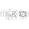 (BSW90-BK-2-K06) Переключатель LAY5-BK2365 2 положения зеленый IEK