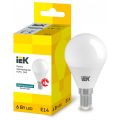 (LLA-G45-6-230-40-E14) Лампа LED ALFA G45 шар 6Вт 230В 4000К E14 IEK