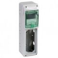 (13432) ЩИТОК 18МОД KAEDRA IP65 1Х18МОД З КЛЕМ