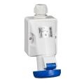 (83154) ВИЛКА НАСТІН.КОР 16А 2Р+Е 250В IP67