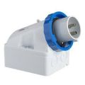 (83566) ВИЛКА PK НАСТІН.З КОР 32А 2Р+Е 250В IP67