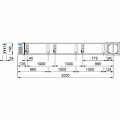 (KSA400DMCK41A) 2КУТ ВН+ЛІВ КОР ШИНОПР CANALIS 400А 690В