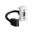 (MGU3.430.30) HDMI РОЗЕТКА 1М UNICA АЛЮМ.
