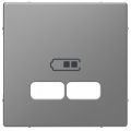 (MTN4367-6036) D-Life ЦЕНР. НАКЛ. USB НЕРЖ. СТ.