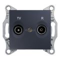 (SDN3301670) TV/R РОЗЕТКА КІНЦЕВА ГРАФІТ