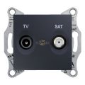 (SDN3401970) TV/SAT РОЗЕТКА ПРОХІДНА ГРАФІТ