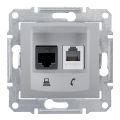 (SDN5100160) ТЕЛЕФОН+КОМП'ЮТЕРНА РОЗЕТКА АЛ.