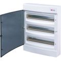 (1101311) Щит пласт. внутр. исп. ECM 2x18PO MEDIA (8xRJ, розетка 230V, белая дверца), ETI