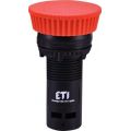 (4771481) Кнопка монобл. грибок ECM-P01-R (без фикс., 1NC, красная), ETI