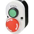 (4771443) Кнопочный пост 2-модул. ESE2-V5 ("START/STOP" гриб.типа, откл. поворотом, зеленый/красный), ETI