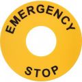 (4771544) Кольцо EALP с надписью "Emergency/Stop" (d=22/60мм), ETI
