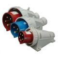(4482072) Вилка настенная EPH-6343  IP67 (63A, 400V, 3P+PE), ETI