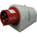 (4482065) Вилка настенная с реверсом фаз EPO-3253  IP44 (32A, 400V, 3P+N+PE), ETI